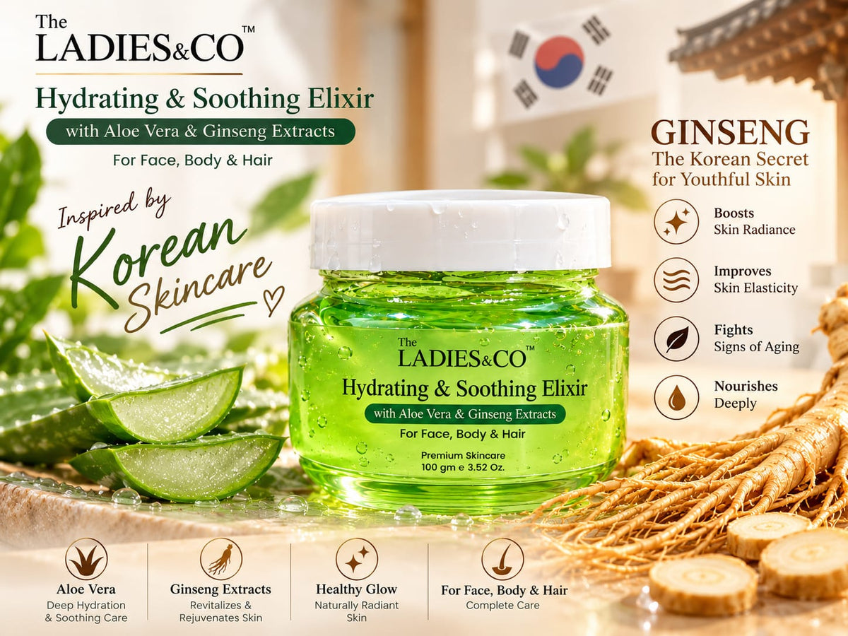 Hydrating & Soothing Elixir with Aloe Vera & Ginseng Extracts – 100 g